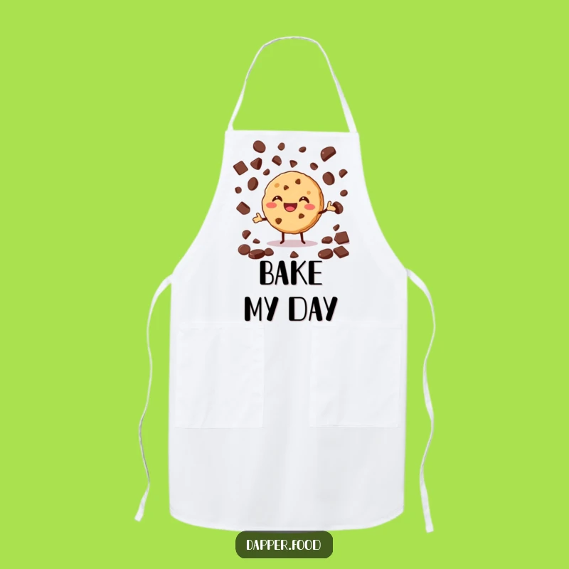 Funny Cookie Juggling Apron: Bake with Flair in This Cheerful Cookie Design