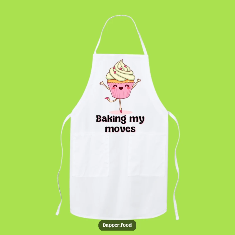 Funny Cupcake Ballet Apron - Sweet Kitchen Wear, Perfect Funny Gift