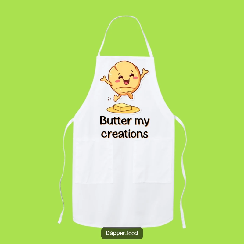Funny Croissant Apron: Cook Up Laughs with This Hilarious Pastry Chef Design