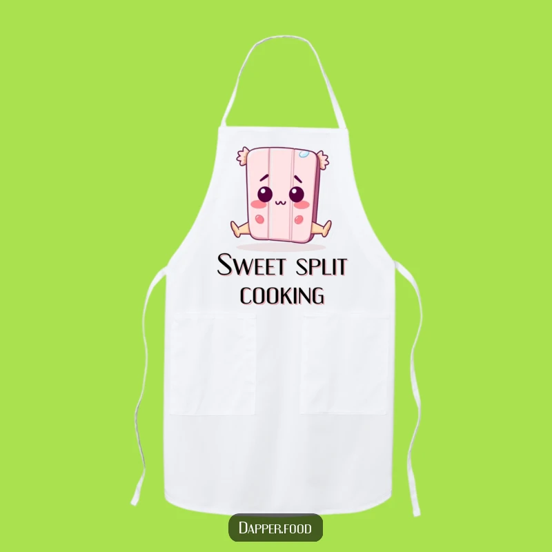 Funny Candy Bar Split Apron: Surprise Chef Character, Cook with Humor, Funny Gift