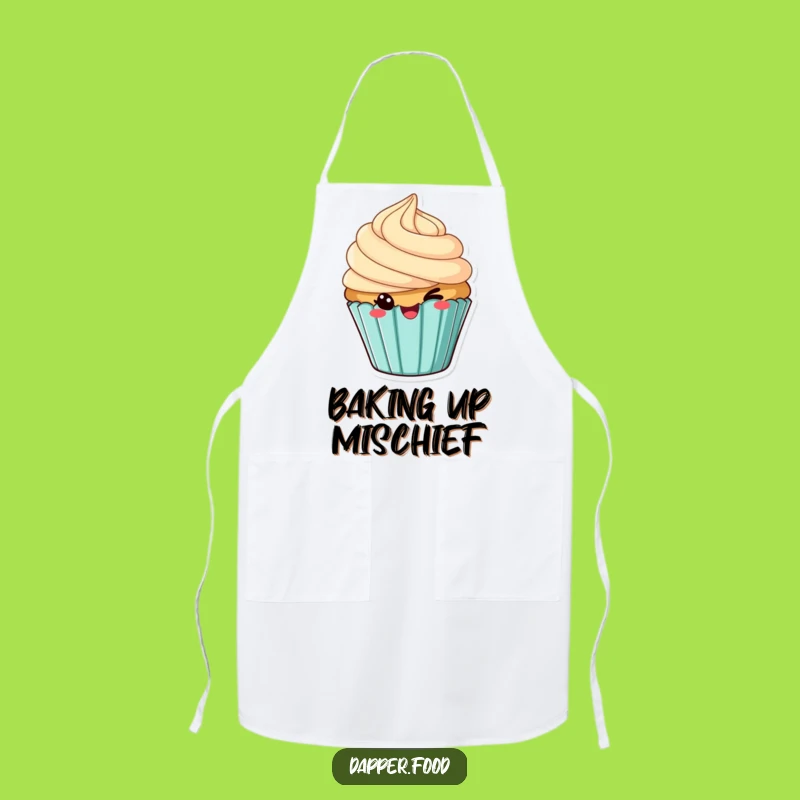 Funny Cheeky Cupcake Winking Apron - Bake with Boldness and Charm
