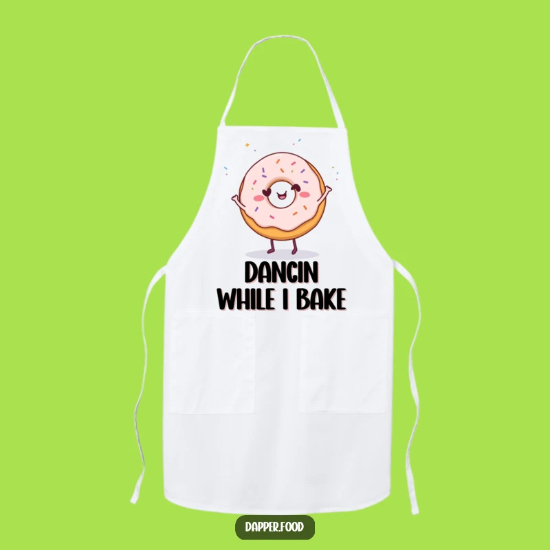 Funny Donut Dance Apron: Sweet Chef's Moves, Perfect Kitchen Funny Gift
