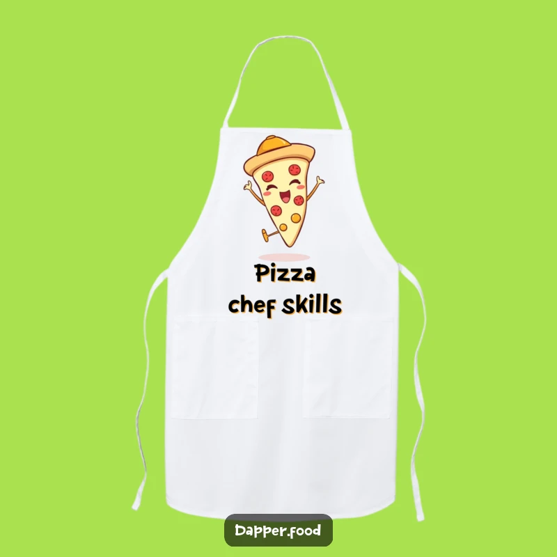 Funny Pizza Thumbs Up Apron: Kitchen Italian Fun & Humorous Chef Gift