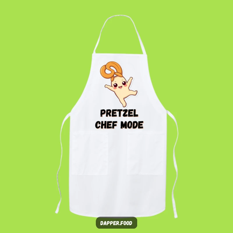Funny Pretzel Apron: Cook with Energy with This Cartwheeling Snack