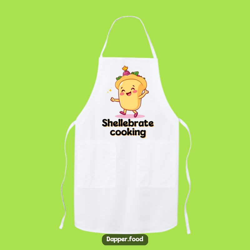 Funny Taco Dancer Apron: Kitchen Fiesta Fun & Humorous Chef Gift