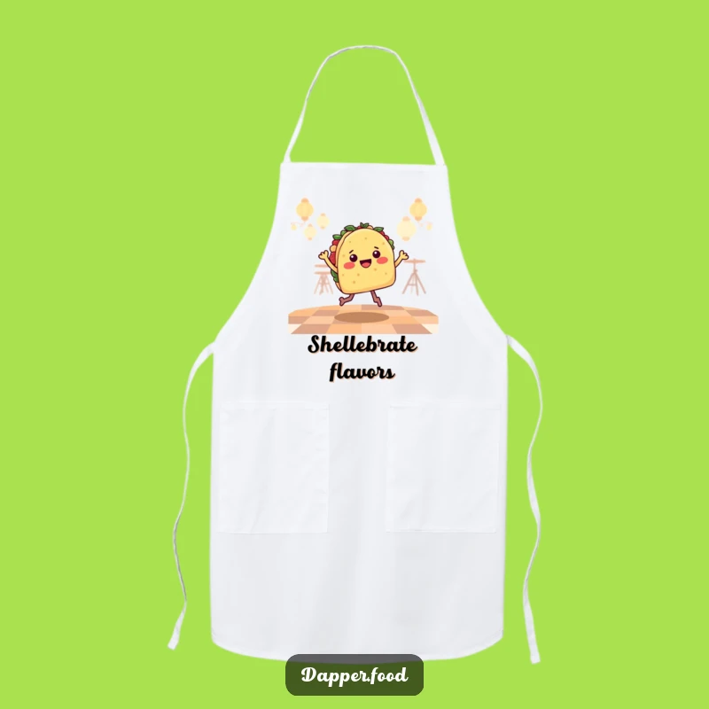 Funny Taco Salsa Chef Apron: Cooking with Humorous Flair, Gift Idea