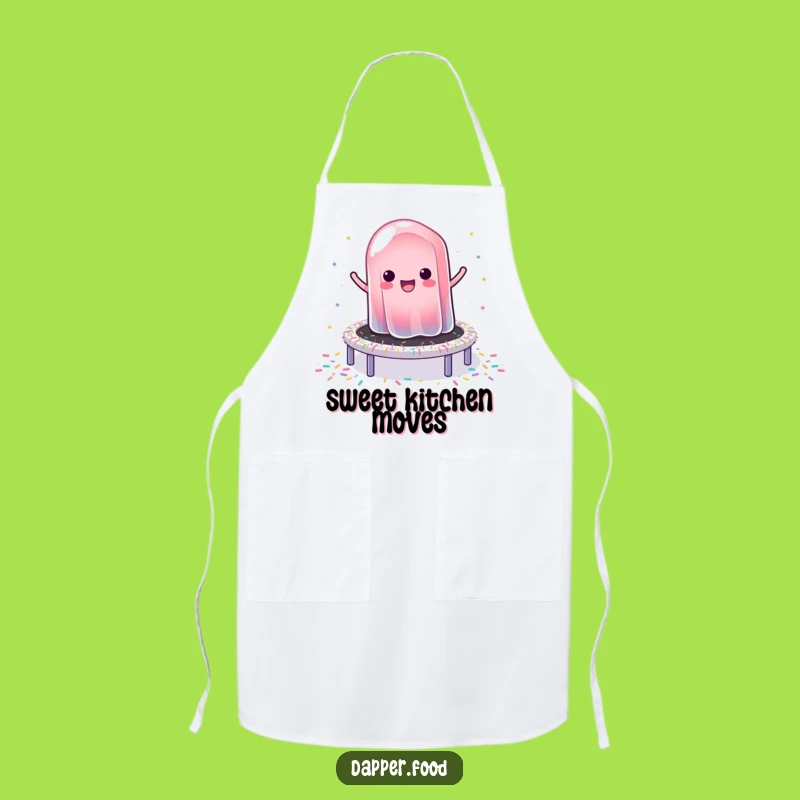 Funny Jelly Bounce Apron: Cook with Sweet Fun in This Wobbly Design