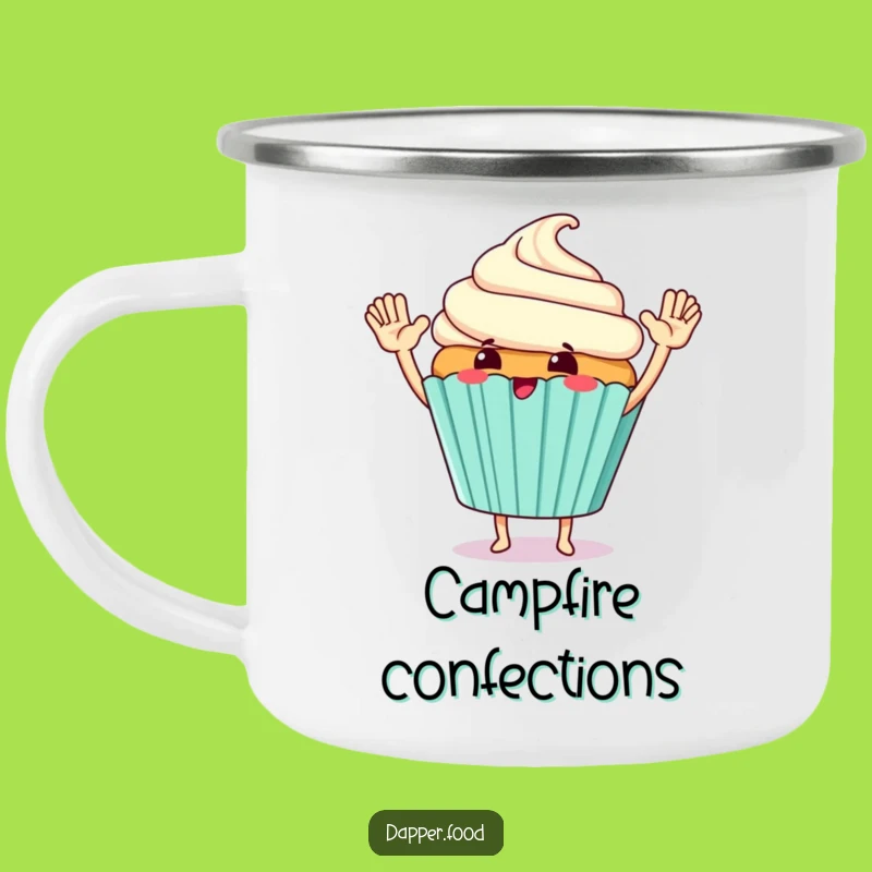 Durable Funny Cupcake Camp Mug: Sweet Treats, Celebration Gift