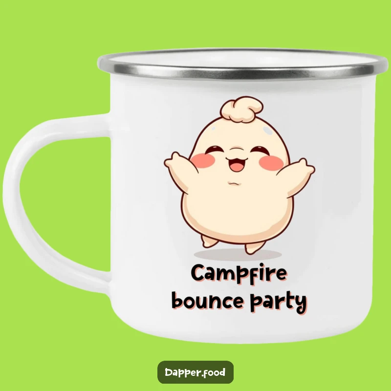 Funny Dumpling Camping Mug: Adventure Fuel with a Side of Giggles
