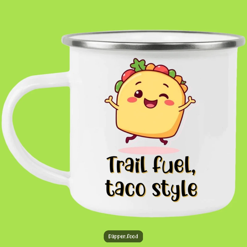 Funny Taco Dancer Camping Mug: Adventure and Laughter on the Go