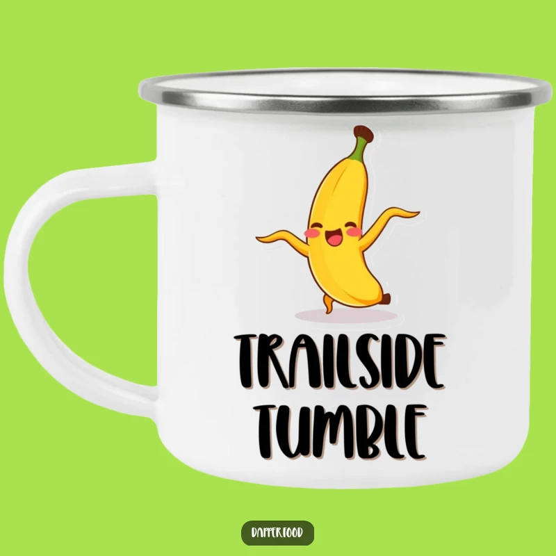 Funny Banana Cartwheel Camping Mug: Durable and Hilarious Gift for Campers