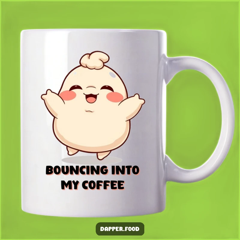 Funny Dumpling Mug: Giggle with Delight with this Bouncing Dumpling