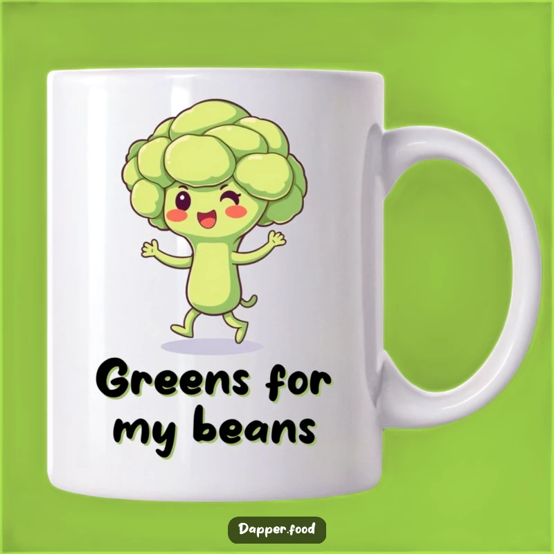 Funny Broccoli Jig Mug - Joyful Vegetable Dance Gift for Healthy Humor Lovers