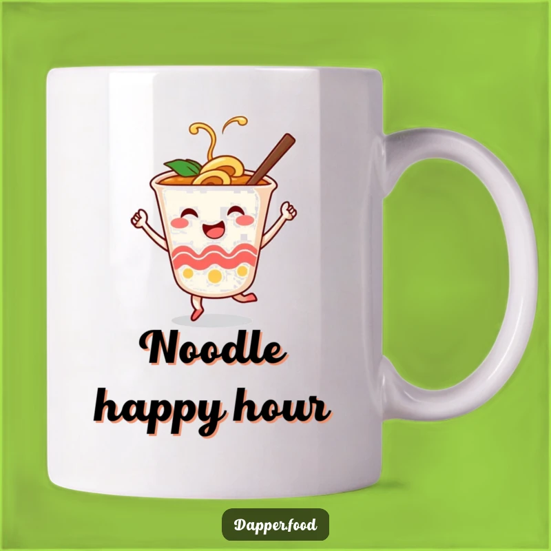 Funny Ramen Dance Mug: A Hilarious Gift for Noodle Lovers