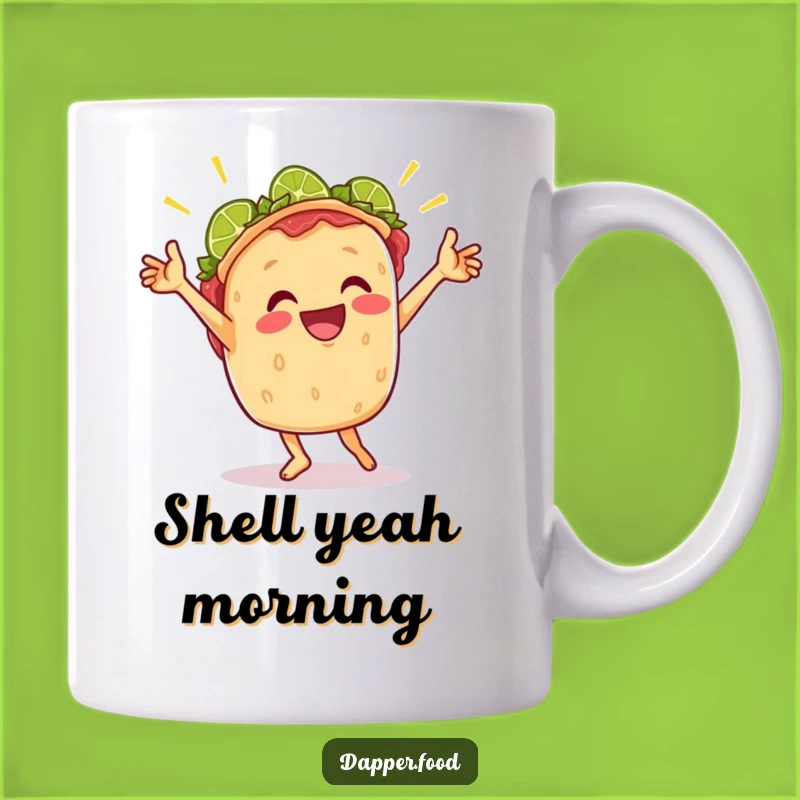 Funny Taco Dance Mug: Celebrate with This Cheerful Mexican Food Inspired Funny Gift