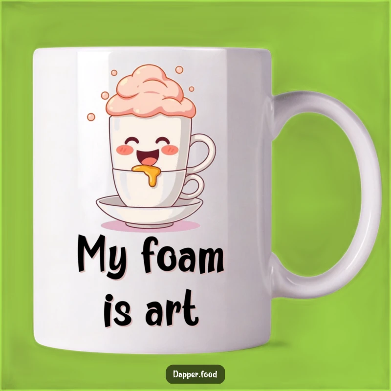 Funny Coffee Mug Spill Mug: Cute Character Art, Hilarious Funny Gift for Coffee Lovers