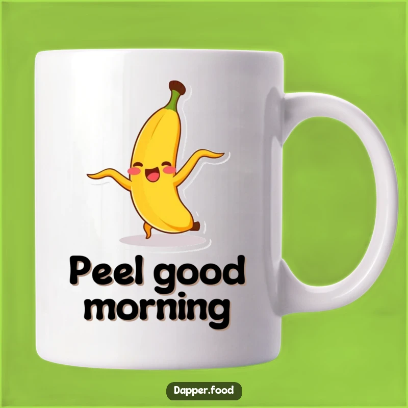Funny Banana Cartwheel Mug: Hilarious Gift for Fruit Lovers and Athletes