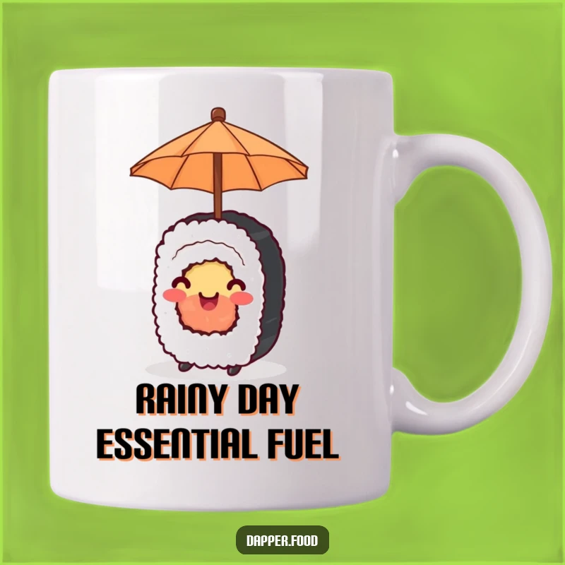 Funny Happy Sushi Umbrella Mug: Adorable Roll, The Perfect Funny Gift!