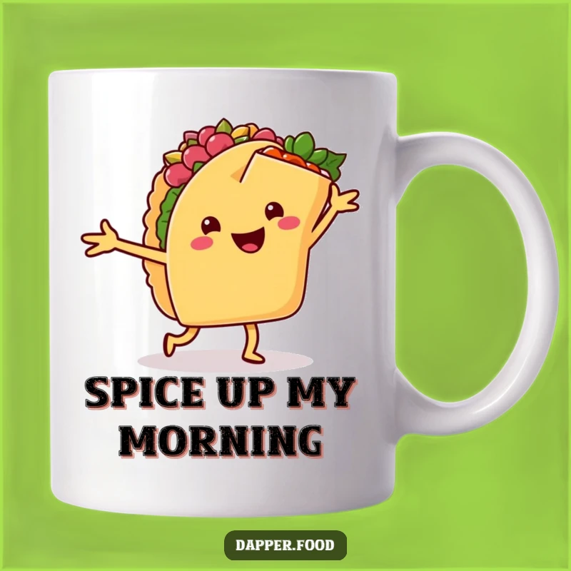 Funny Dancing Tacos Mug: Fiesta Fun, Perfect Foodie Gift