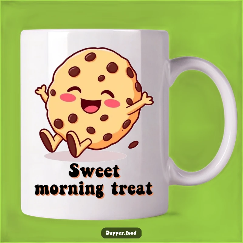 Funny Rolling Cookie Mug: A Giggling Character's Sweetly Hilarious Gift