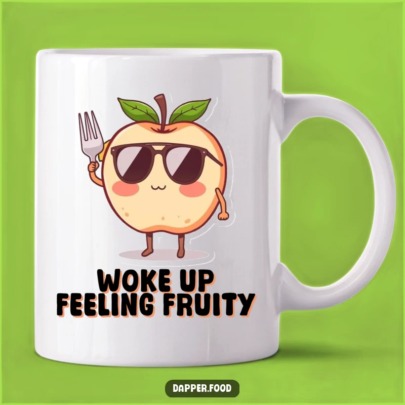 Funny Blushing Apple Flying Wings Mug: A Whimsical & Hilarious Gift