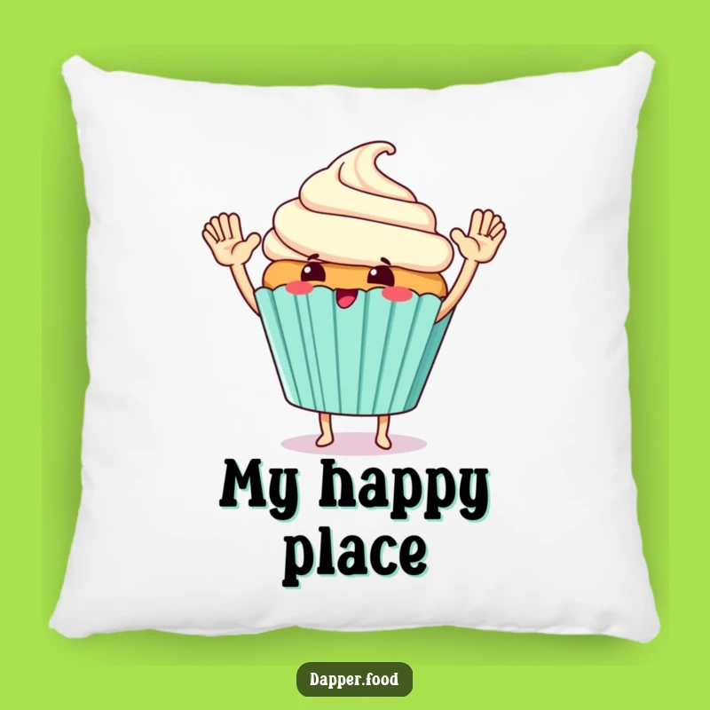 Comfy Funny Cupcake Pillow: Cozy Celebration, Giggle Gift