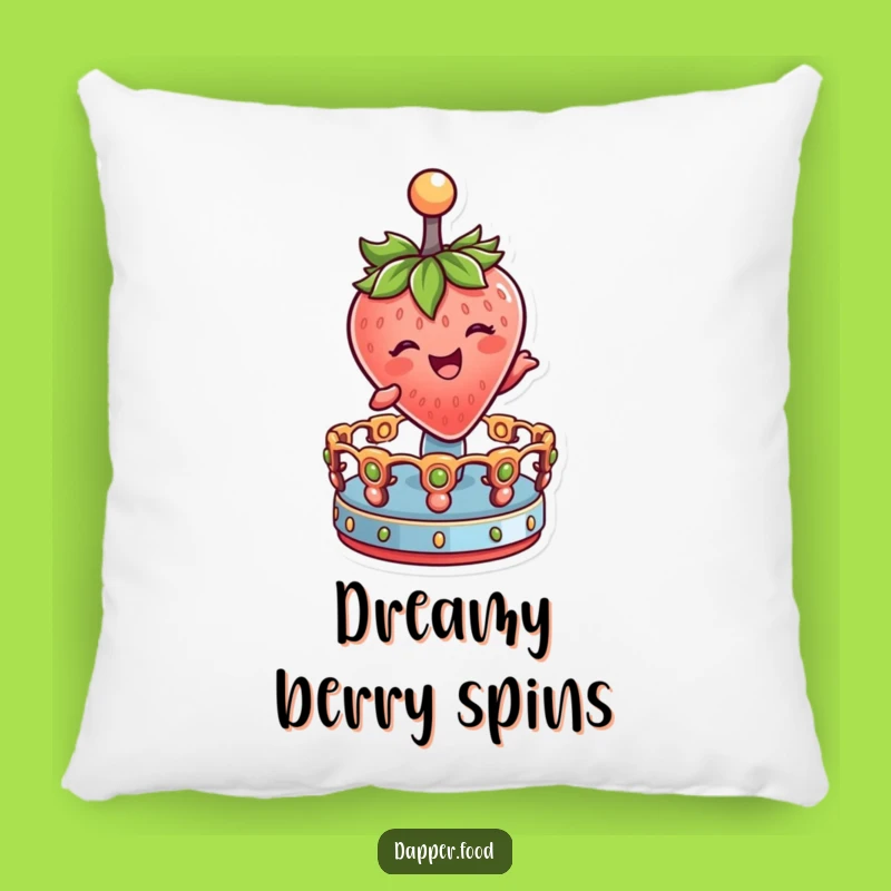 Comfy Funny Strawberry Pillow: Cozy Joy, Carnival Gift