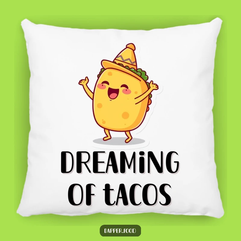 Funny Taco Dance Pillow: Cozy Fiesta Comfort, Quirky Foodie Gift