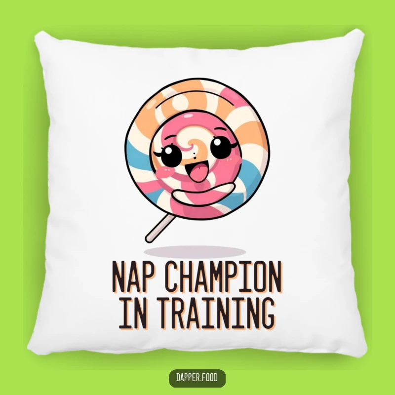 Funny Kawaii Lollipop Pillow: Snuggle Up with a Spinning Character, Perfect Funny Gift