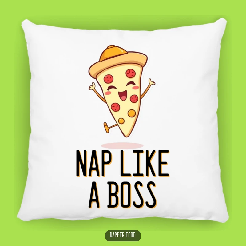 Funny Pizza Thumbs Up Pillow: Comfy & Humorous Italian Decor Gift