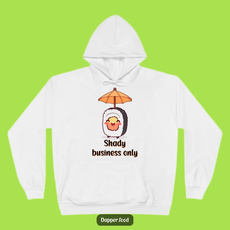Cozy Funny Sushi Umbrella Hoodie: Happy Roll Warmth, Your Ultimate Funny Gift!