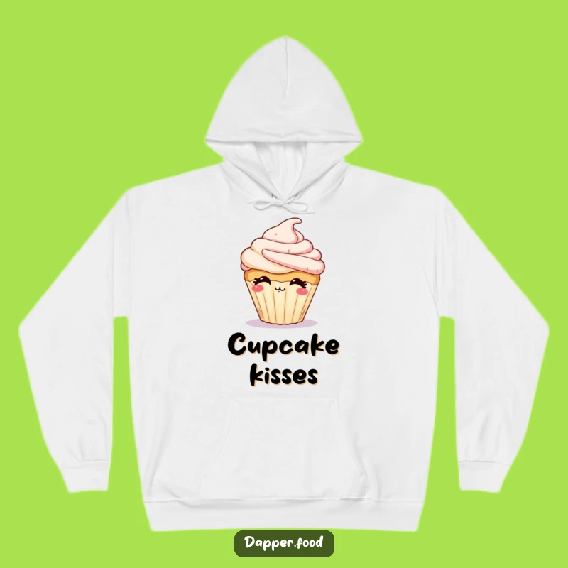 Funny Cupcake Kiss Hoodie: Cozy & Humorous Pastry Apparel Gift