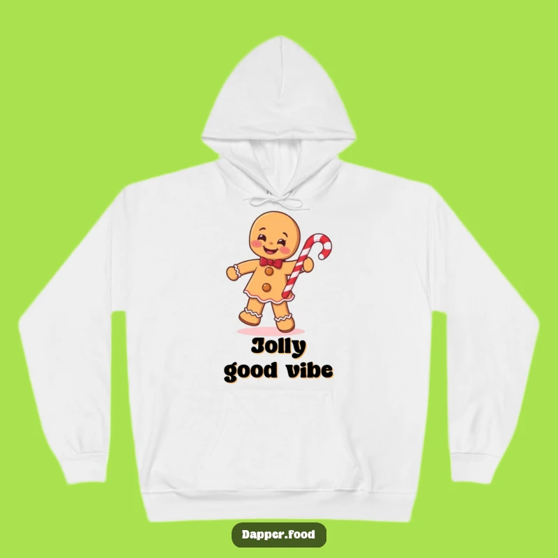 Funny Gingerbread Man Jig Hoodie: Cozy Holiday Spirit, Warm Festive Gift