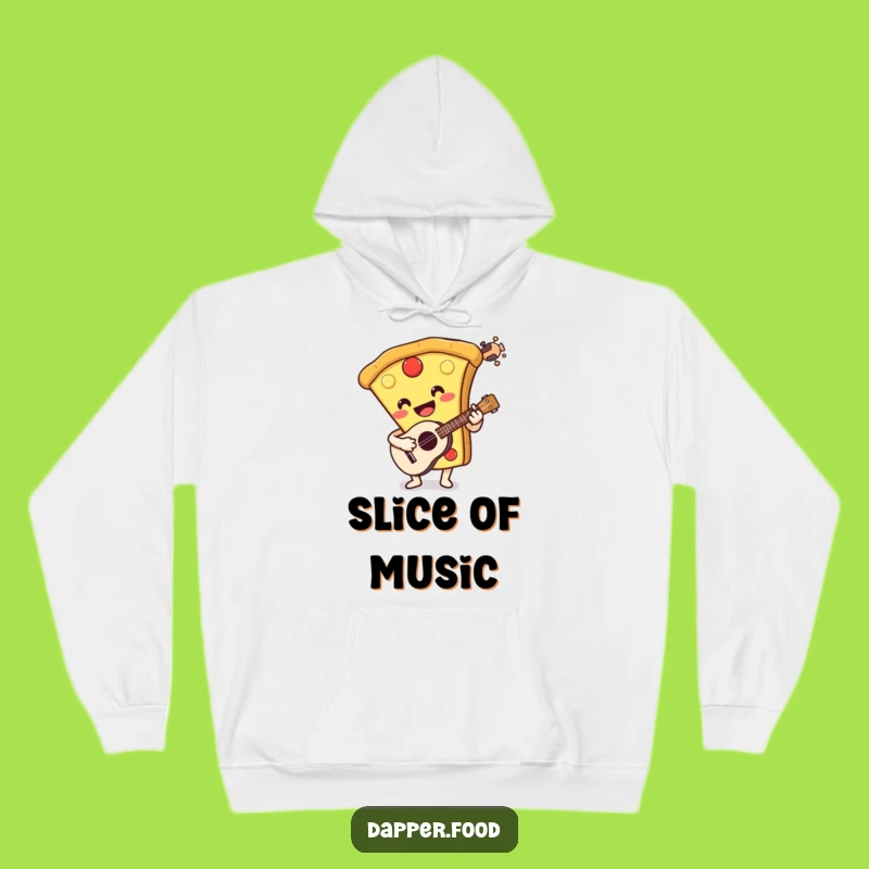 Funny Pizza Ukulele Hoodie: Cozy Up with This Musical Slice's Warm Embrace