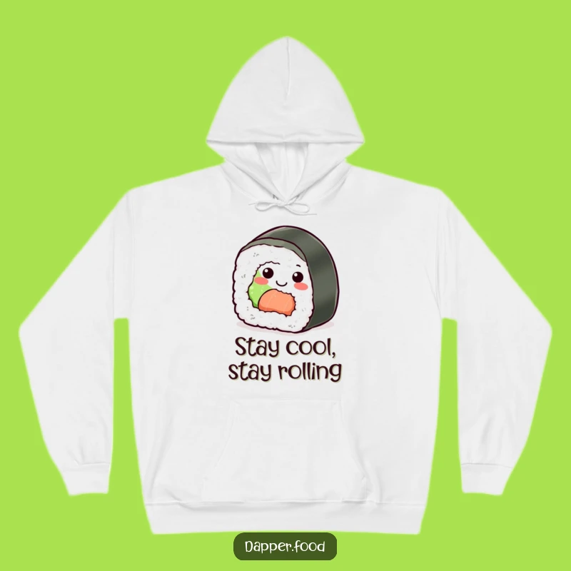 Funny Sushi Roll Hoodie: Cozy Comfort with a Rolling Good Sense of Humor