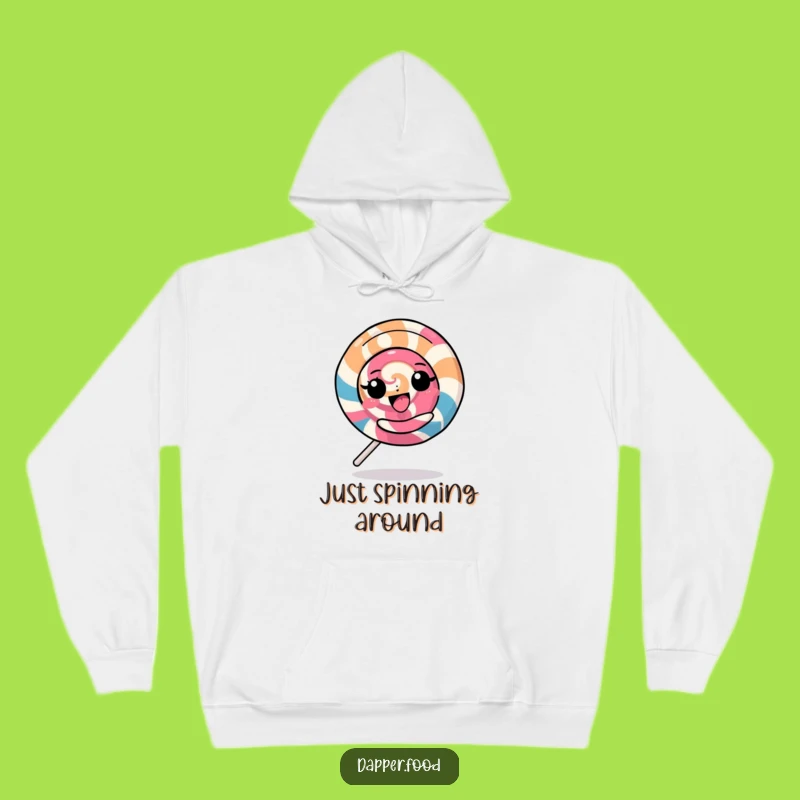 Funny Kawaii Lollipop Hoodie: Stay Cozy with a Spinning Character, Ideal Funny Gift