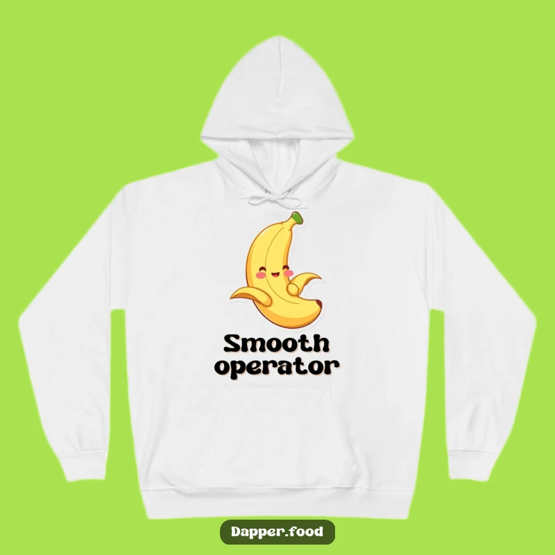 Cozy Funny Banana Slide Hoodie - Warm Comfort with Fruit Fun
