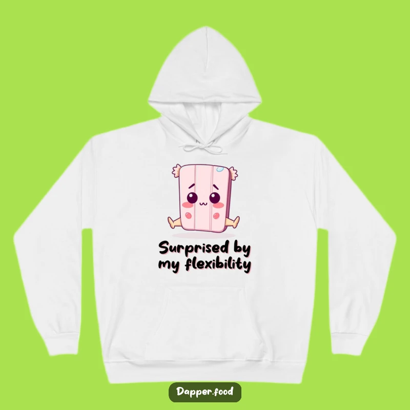 Funny Candy Bar Split Hoodie: Cozy Surprise Character Design, Perfect Funny Gift for Winter