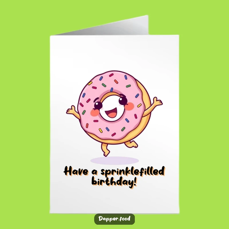 Free Printable Donut Birthday Card - Sweet Downloadable Gift for a Joyful Celebration