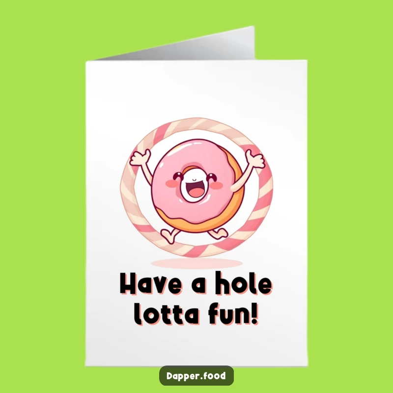 Free Printable Donut Birthday Card: Jump for Joy, Sweet Treat Downloadable Gift!