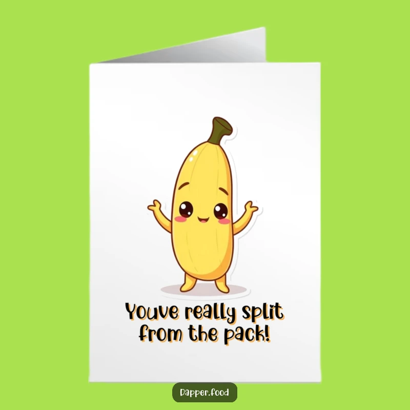 Free Printable Funny Banana Congratulations Card - Hilarious Downloadable Gift