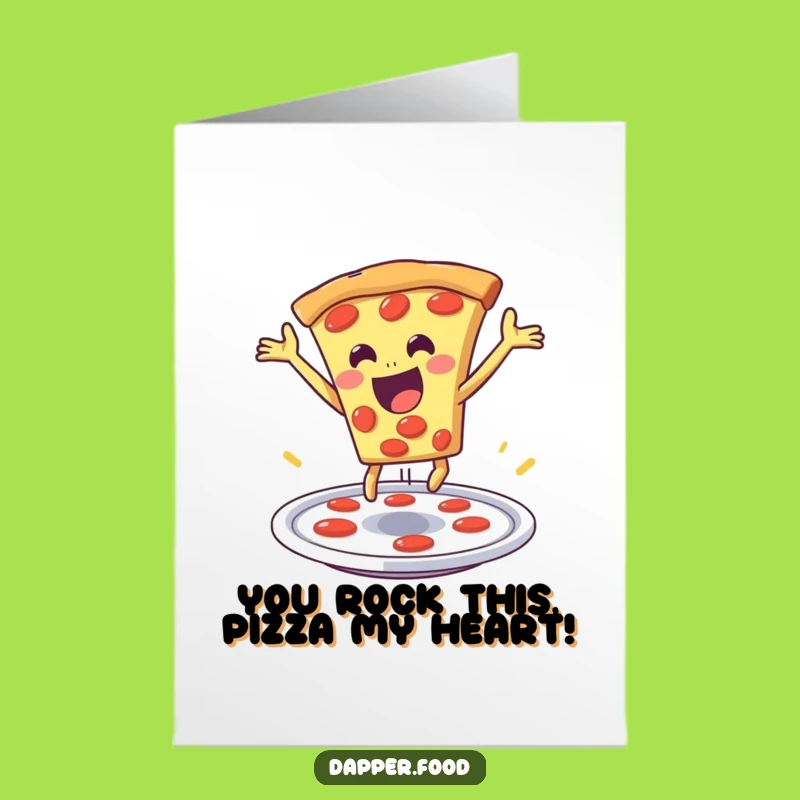 Free Printable Funny Pizza Congratulations Card - Dramatic Leap, DIY Downloadable Greeting!
