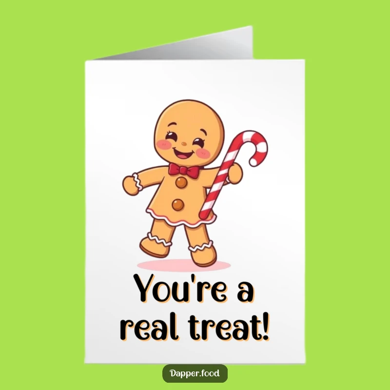 Free Printable Gingerbread Man Congrats Card - Festive Downloadable Gift for Good News