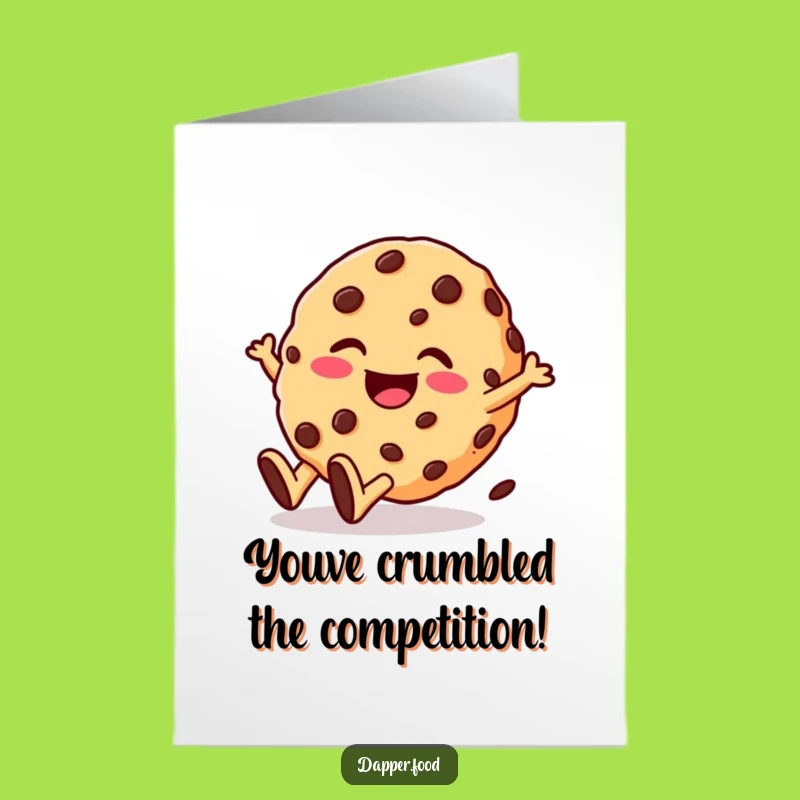 Free Printable Congrats Card: Giggling Cookie Roll - Downloadable & Print at Home