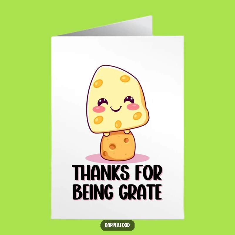 Free Printable Thank You Card: Thanks a Grate Deal!