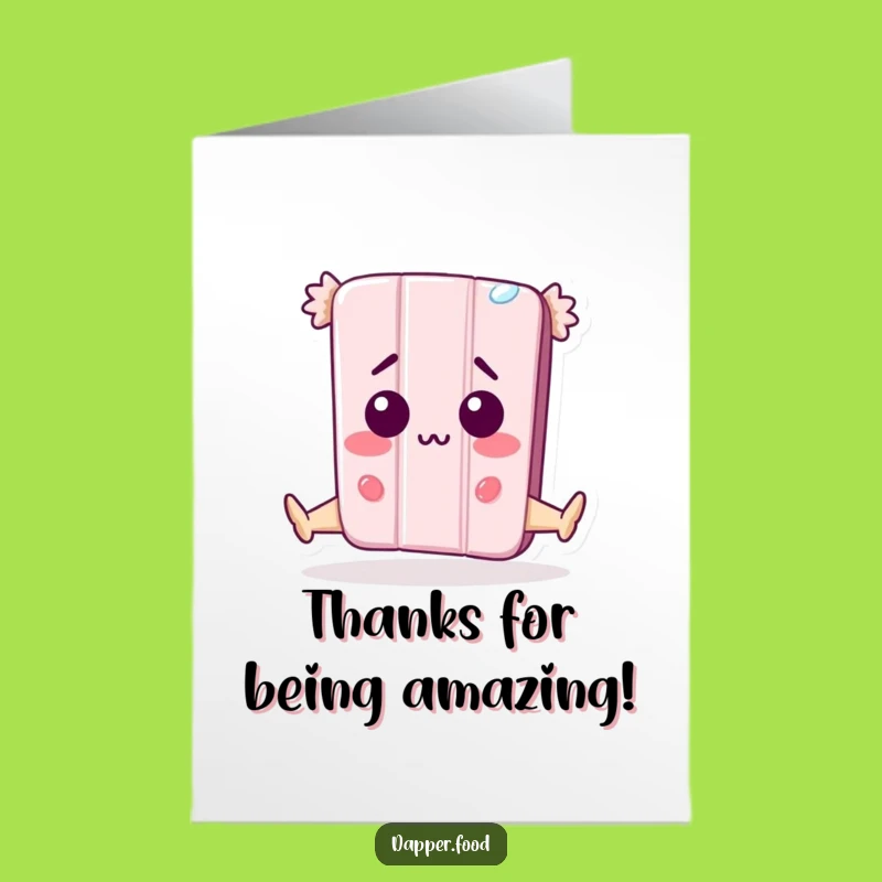 Free Printable Thank You Card: Funny Candy Bar Split, Flexible Downloadable Gift