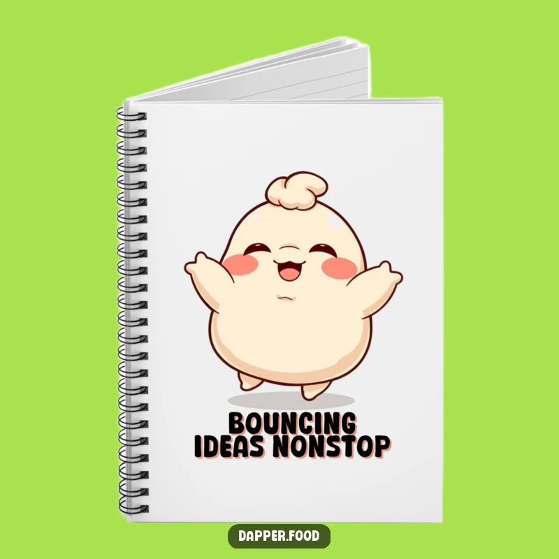 Funny Dumpling Notebook: Jot Down Ideas with Bouncy Enthusiasm