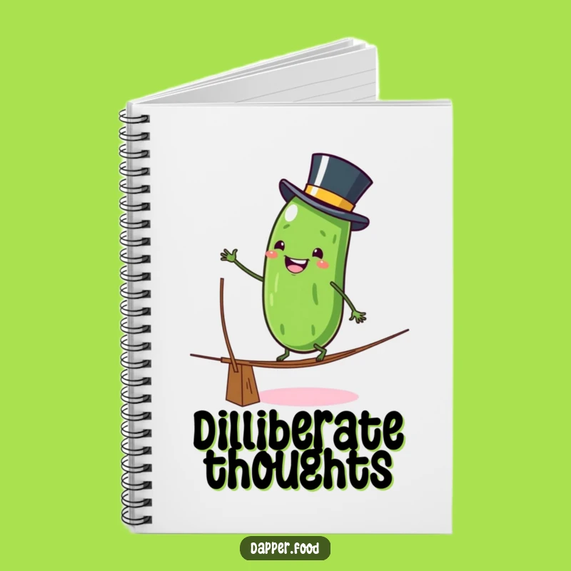 Funny Pickle Tightrope Notebook: Daring Journal for Ideas, Perfect Funny Gift for Students