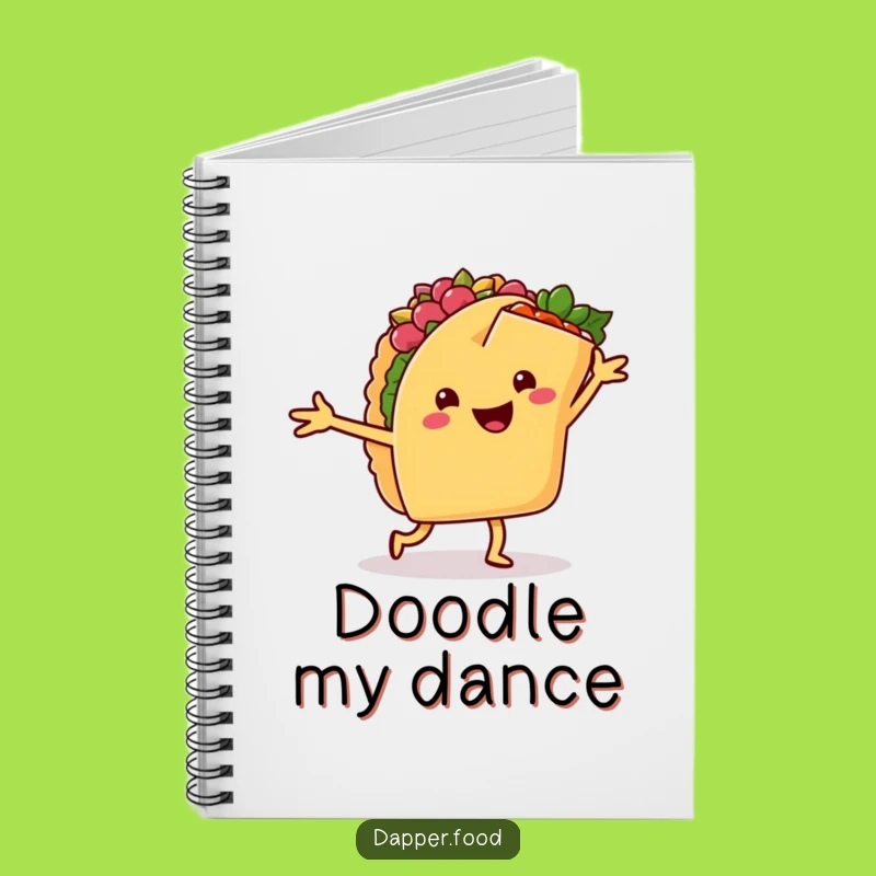 Funny Dancing Tacos Notebook: Jot Down Fiesta Ideas