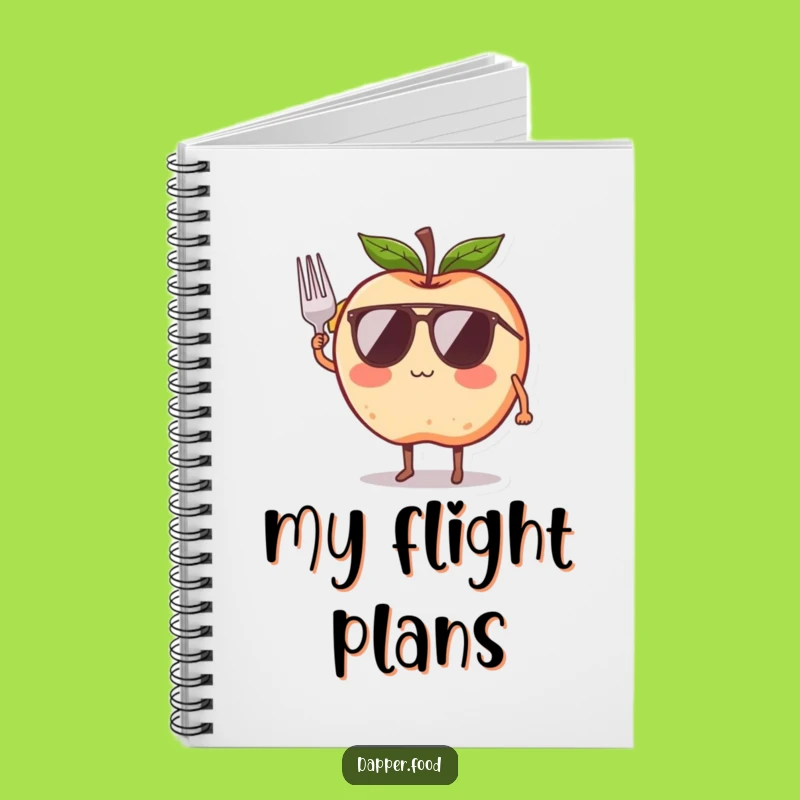 Funny Blushing Apple Flying Wings Notebook: Capture Ideas with a Smile Gift